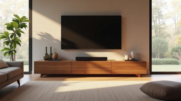 Élégance et durabilité : le meuble TV en bois à considérer